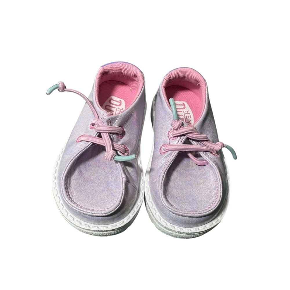 Hey Dude Baby Girl's Wendy Iridescent Sparkle Size 5